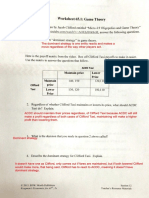 Worksheet 65.1: Game Theory: Price