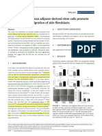 Exosomes From Human Adipose Derived Stem Cells Promote Proliferation and Migration of Skin Fibroblasts