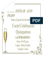 Invitacion Quinquenios