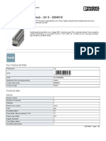 Feed-Through Terminal Block - UK 5 - 3004016: Key Commercial Data