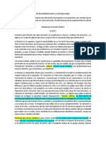 Retroalimentación Sesion 6. 10° Prueba de Lectura Crítica