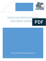 Problemas de Equilibrio Químico