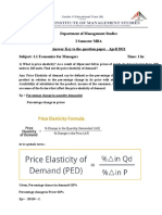 Economics For Managers Answer Keys