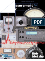 Audio Measurement Handbook, 2nd Ed, 2005, Bob Metzler