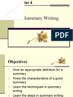 Summary Writing