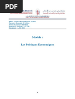 A. EL HIRI - Support N°3 - Politiques Économiques - SEG - Parcours Economie Et Gestion - Chapitre I - Sections III