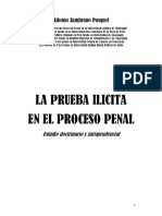 La Prueba Ilicita en El Proceso Penal - Alfonso Zambrano Pasquel