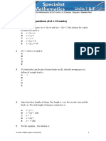 Practice Test - Algebra 1