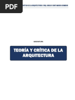 Teoria de La Arquitectura