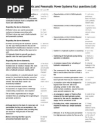 Hydraulic and Pneumatic Power Systems FAA Questions (A8)