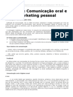 Apostila Gratuita - Curso de Comunicação Oral e Marketing Pessoal