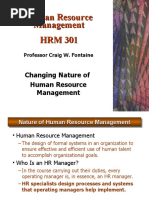 Human Resource Management HRM 301