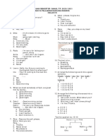 Ujian Semester Ganjil Tp. 2020/2021 Mata Pelajaran Bahasa Inggris Kelas Vii Choose The Best Answer