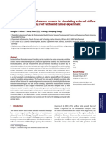 Evaluation of CFD Turbulence Models For Simulating External Airflow Around Varied Building Roof With Wind Tunnel Experiment