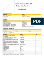 Cat Electronic Technician 2015A v1.0 Product Status Report