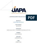 Trabajo Final, Teoria de Los Test y Fundamentos, A