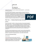 Part One Gamma Spectroscopy Systems: Technical Specifications and Recommendations