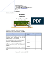 Actividad 2 Cuestionario La Oración, Sus Partes, Estructura