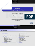 Pyfoam: Happy Foaming With Python
