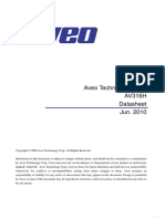 Aveo Technology Corp. AV316H Datasheet Jun. 2010