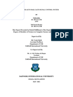 Arduino Based Auto Rail Gate Signal Control System: Daffodil International University