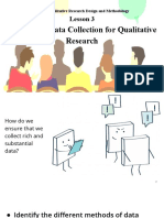 UNIT 5 - LESSON 3 - Methods of Data Collection For Qualitative Research