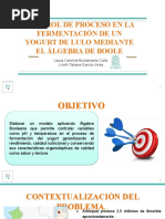 Control de Proceso en La Fermentación de Un Yogurt de Lulo Mediante El Álgebra de Boole