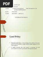 Lect 5 Acquisition of Land