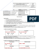 Formato de Evaluación Ud N°1 Sexto Matematica.