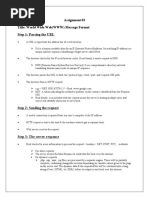 Step 1: Parsing The URL: Assignment 03 Title: World Wide Web (WWW) Message Format