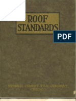 Roofing Standards (Federal Cement Roof Tile) ND c1925