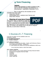 Long Term Financing: Need For Finance