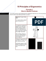 10 Principles of Ergonomics