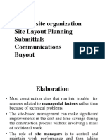 Project Site Organization