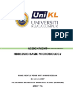 Assignment Hdb10503 Basic Microbiology