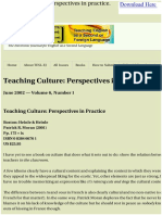 Teaching Culture: Perspectives in Practice