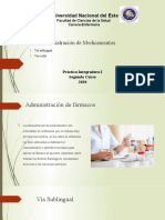 Administración de Medicamentos Via Rectal - Sublingual