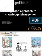 Pragmatic Approach Knowledge Management