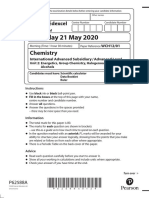 Chemistry U2 QP Oct 2020