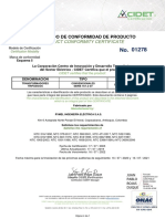 Certificado Transformador