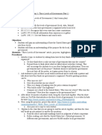 Title of Lesson: The Three Levels of Government (2-Day Lesson Plan) Type of Lesson: Whole Class Standards