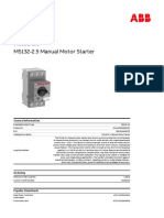 MS132-2.5 Manual Motor Starter: Product-Details