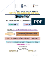 Tarea 12 A - Tema 3.1 Unidad 3 INVESTIGACIÓN Conformacion de Las Vanguardias GRUPO 3B AKE CABRERA VICTOR MANUEL