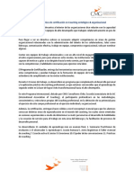 Programa Académico de Certificación en Coaching Ontológico y Organizacional