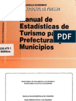 Manual de Estadísticas de Turismo para Prefecturas y Municipios - Perú