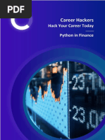 Career Hackers: Hack Your Career Today Python in Finance