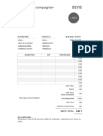 Modele Devis Doc Imprimable