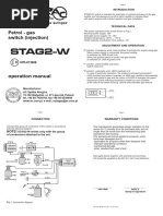 S T A G 2 - W: Petrol - Gas Switch (Injection)