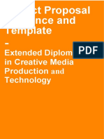 Yr 2 With Dates Project-Proposal-Guidance-And-Template-Extended-Diploma-In-Creative-Media