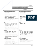 Differences Between R10000 and R4400 R10000 R4400: Architecture Implementation Architecture Implementation